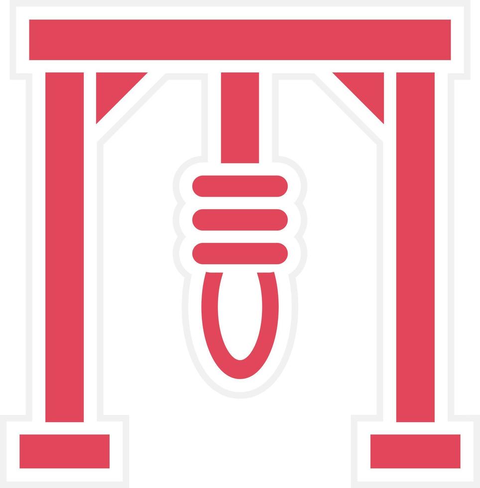 Gibbet Icon Style vector