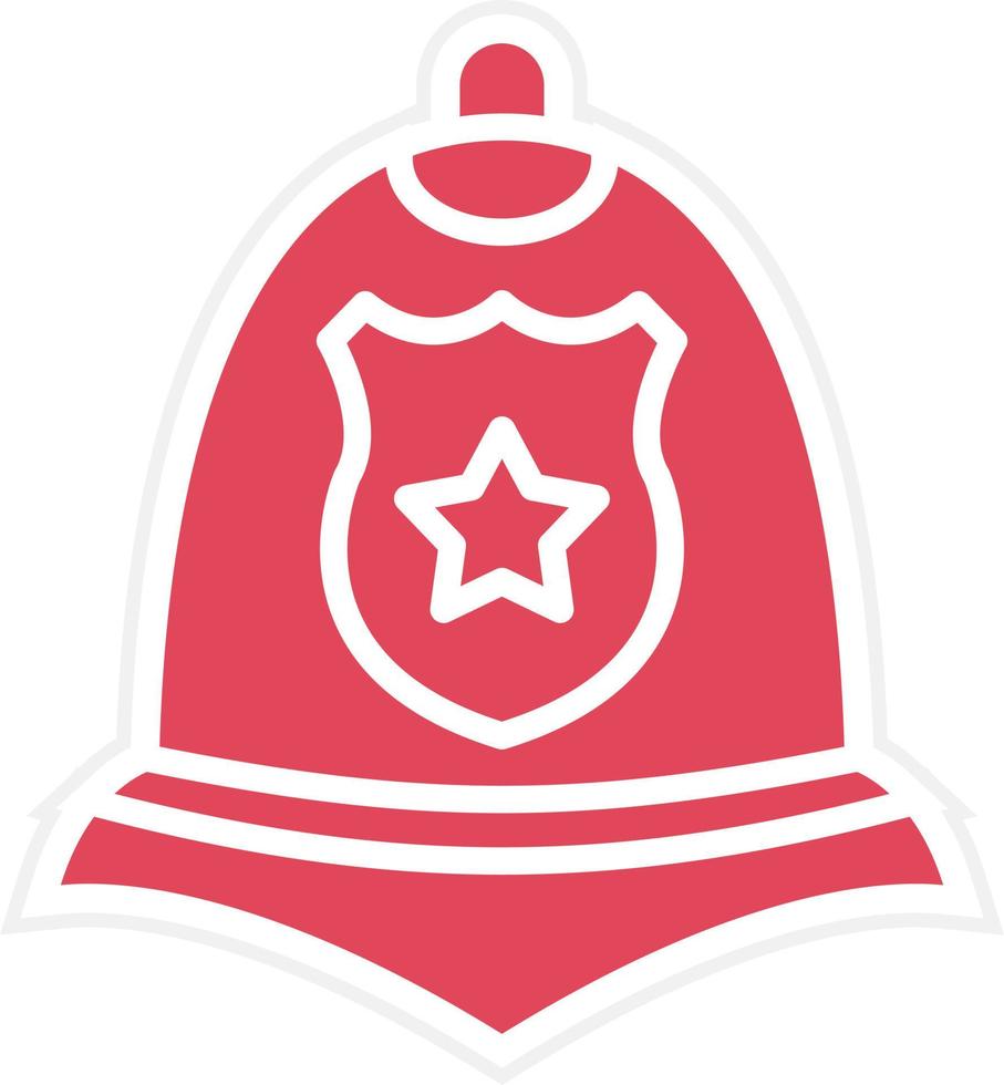 Police Helmet Icon Style vector