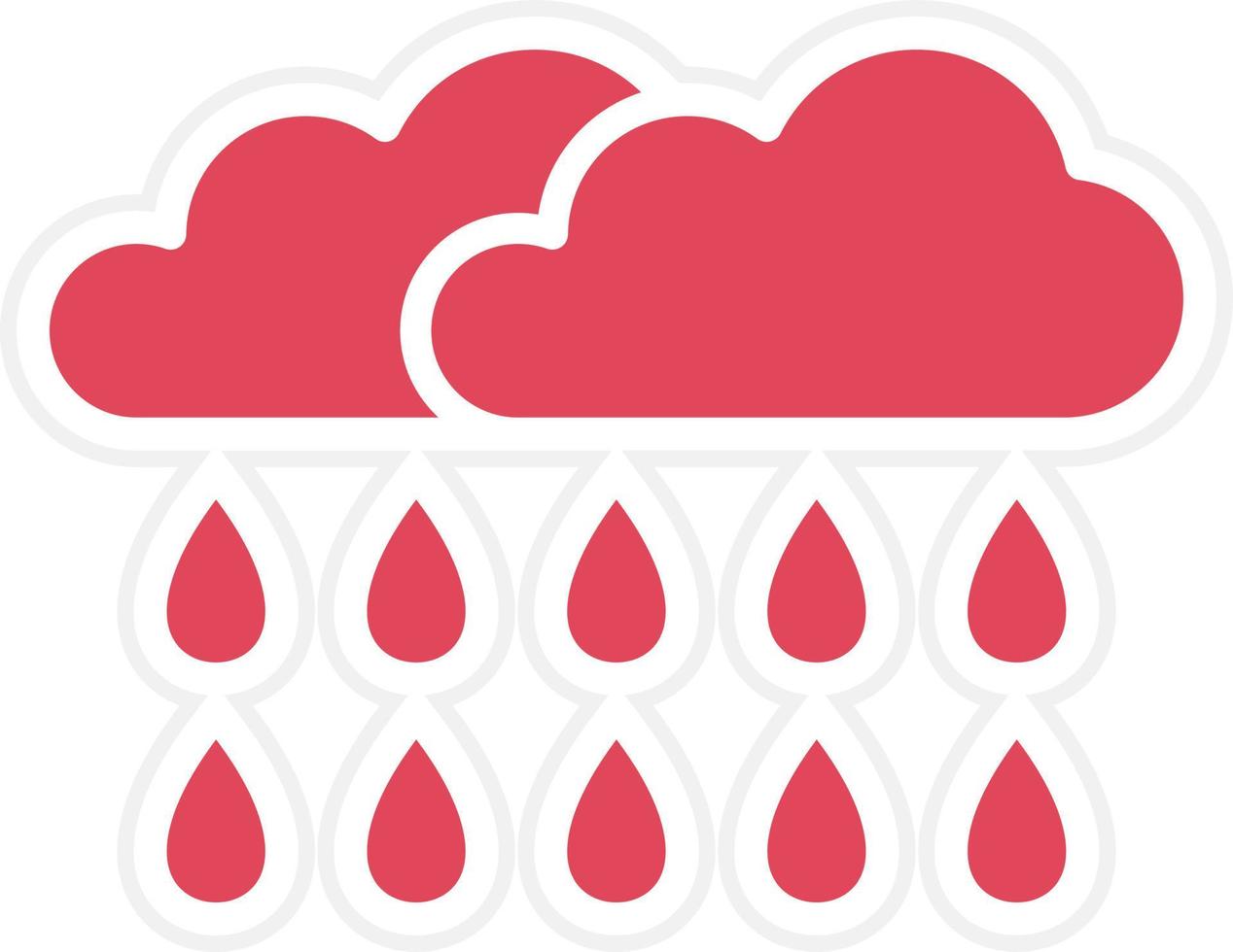 Rainy Icon Style vector