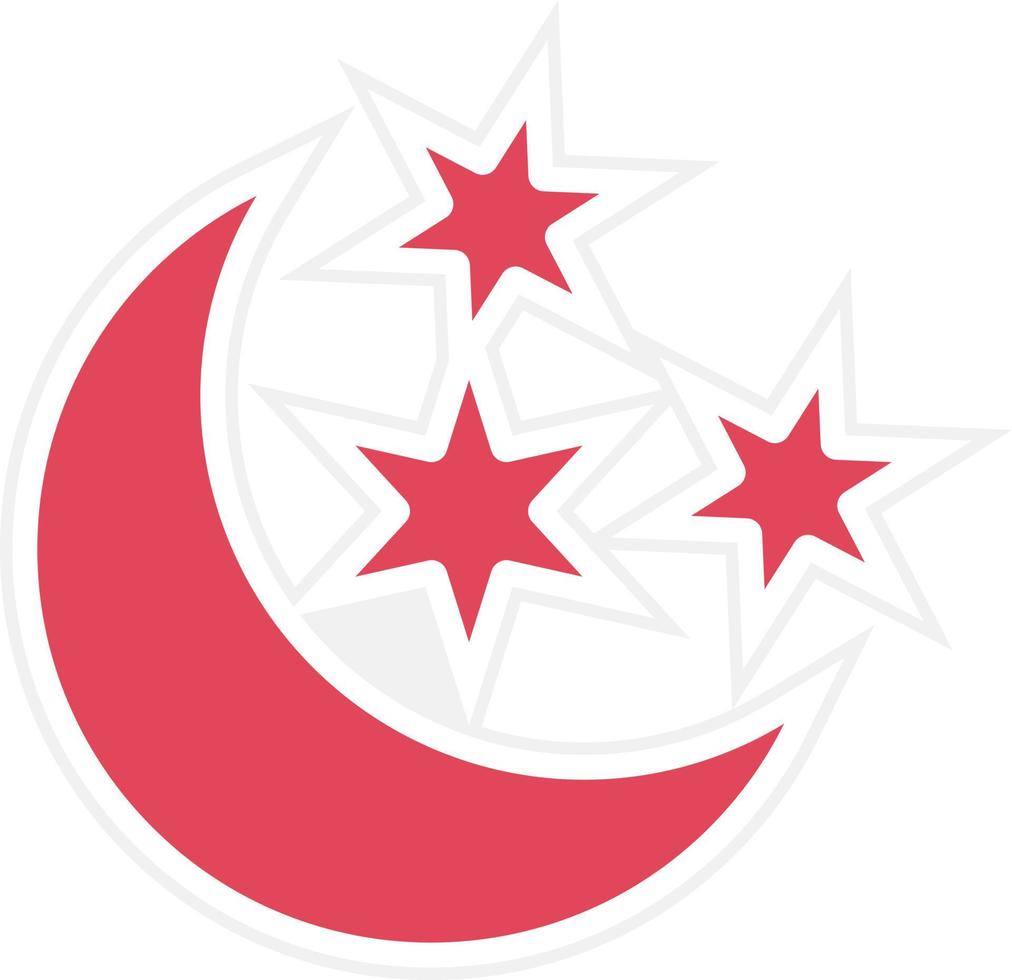 Night Icon Style vector
