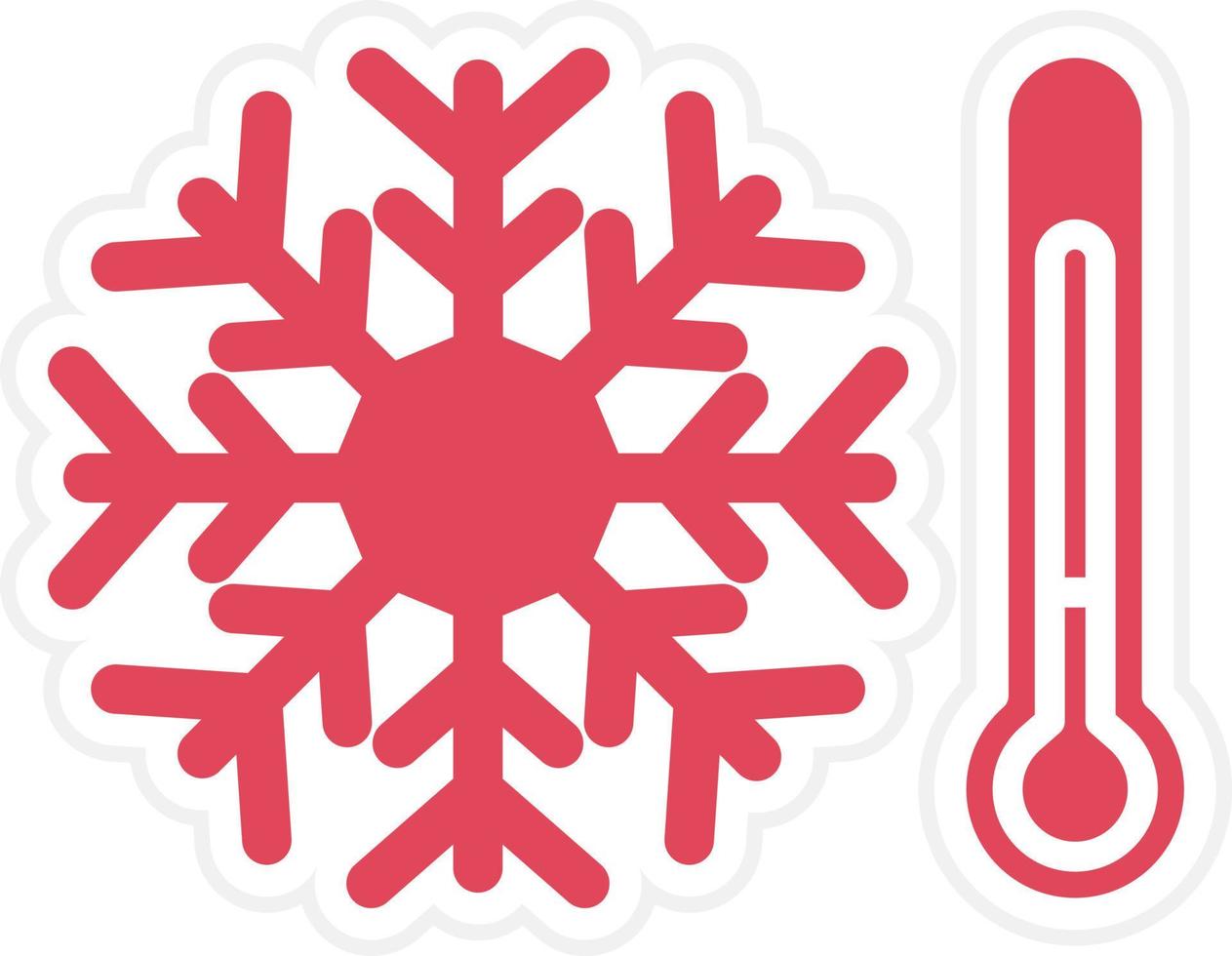Cold Icon Style vector