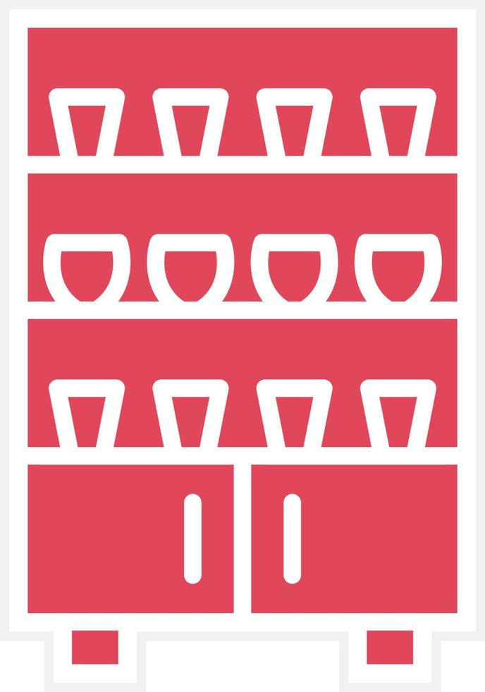 Cupboard Icon Style vector