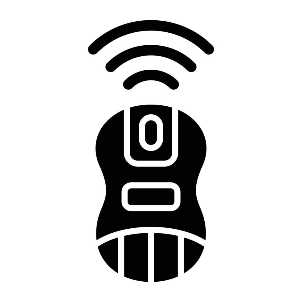 Wireless Mouse Icon Style vector