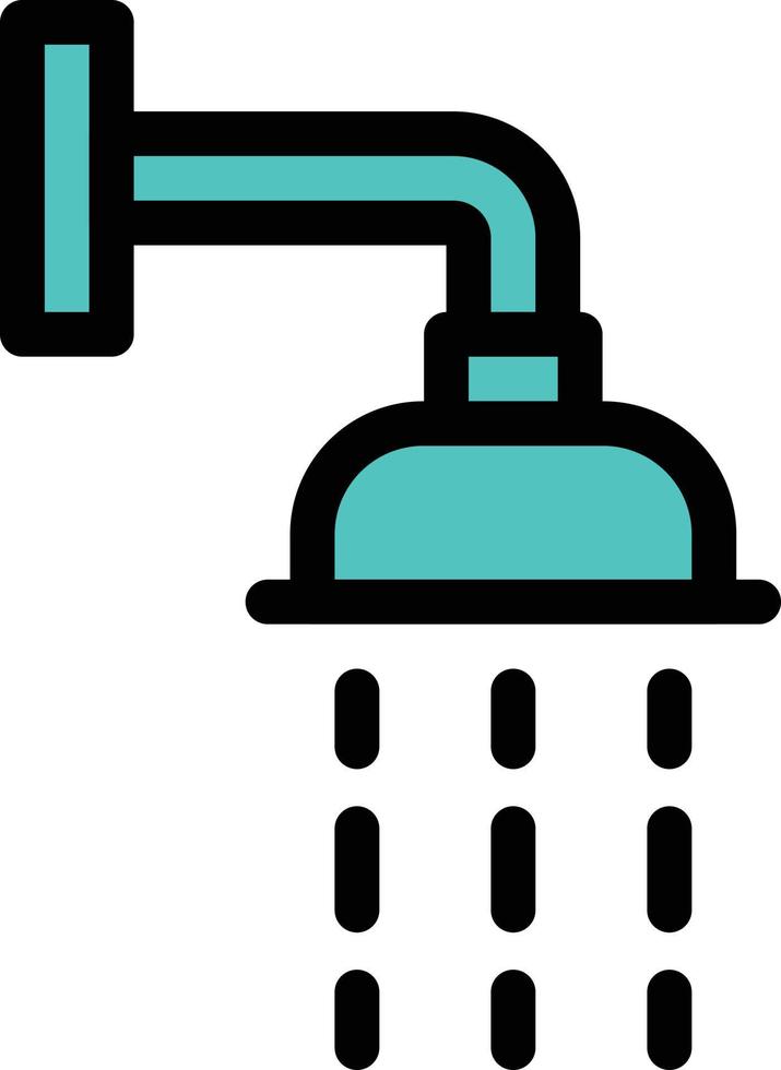 shower vector illustration on a background.Premium quality symbols. vector icons for concept and graphic design.