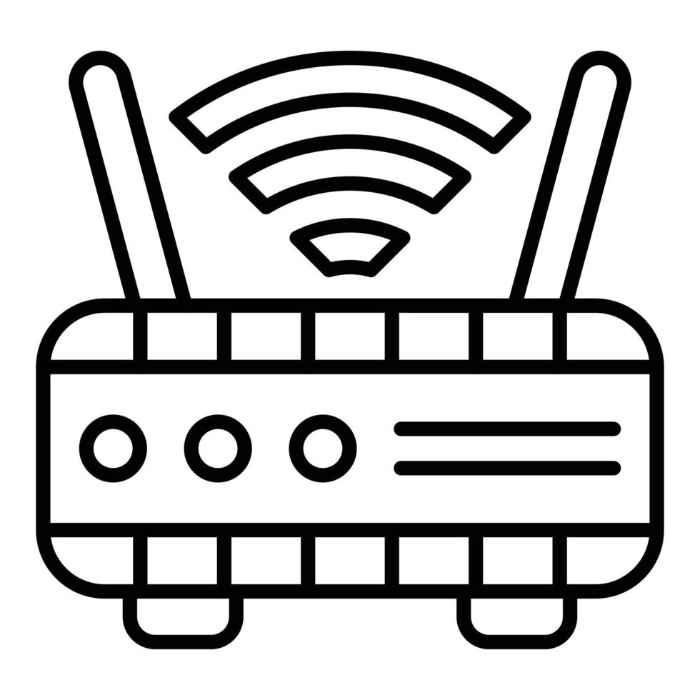 Wifi Router Icon Style vector