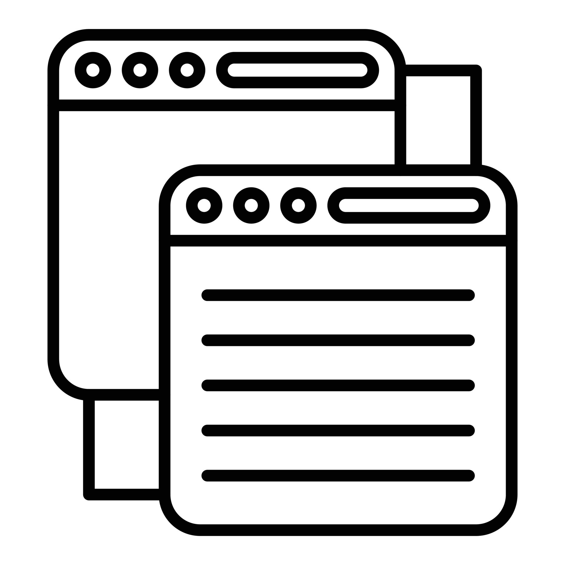 Queue Icon Style 7244803 Vector Art at Vecteezy