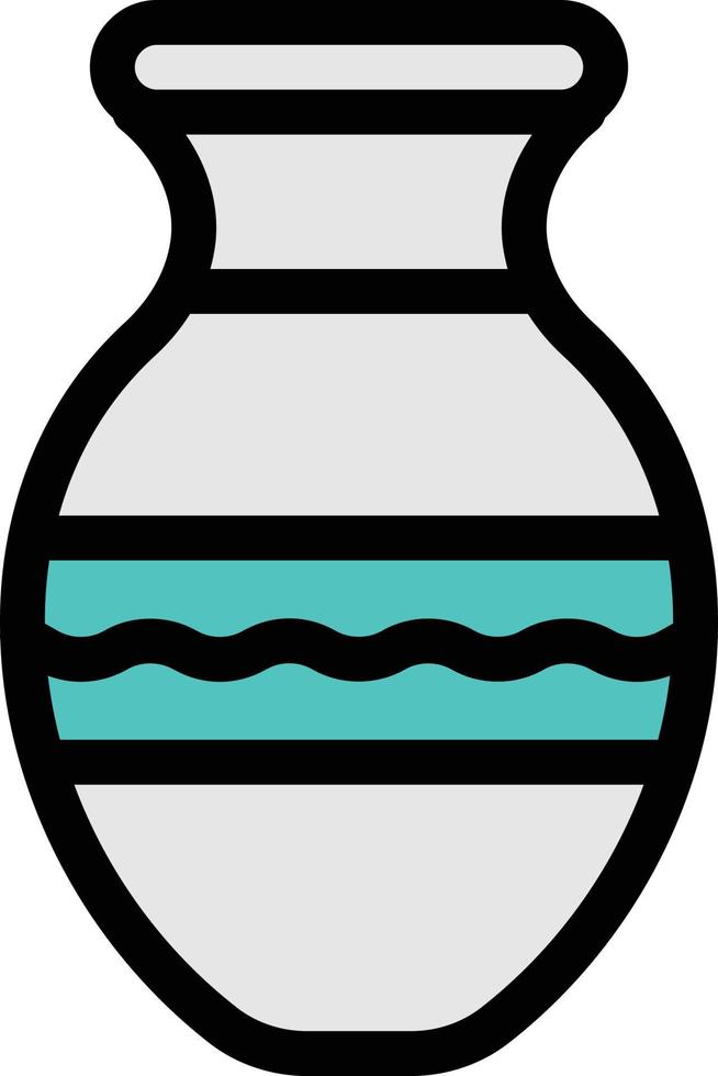 vase vector illustration on a background.Premium quality symbols. vector icons for concept and graphic design.