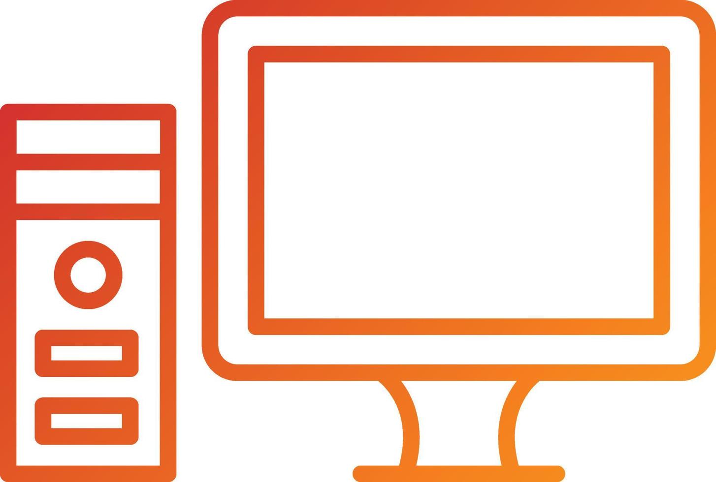 Computer Icon Style vector