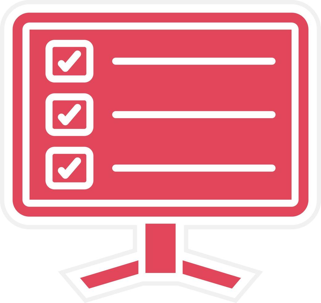 Survey Icon Style vector
