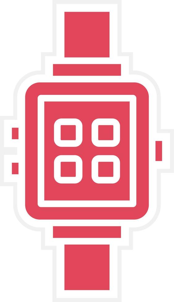 Smart Watch Icon Style vector