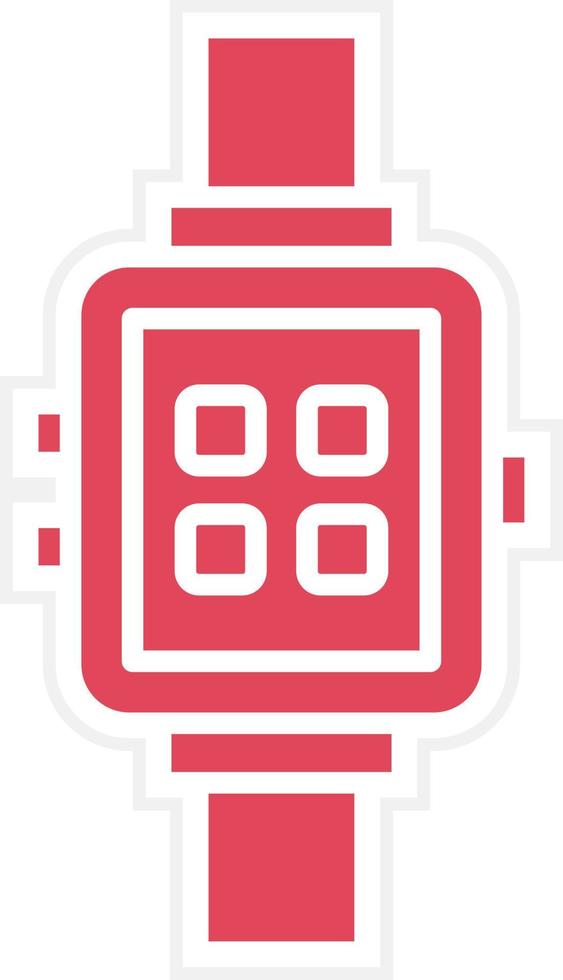 Smart Watch Icon Style vector