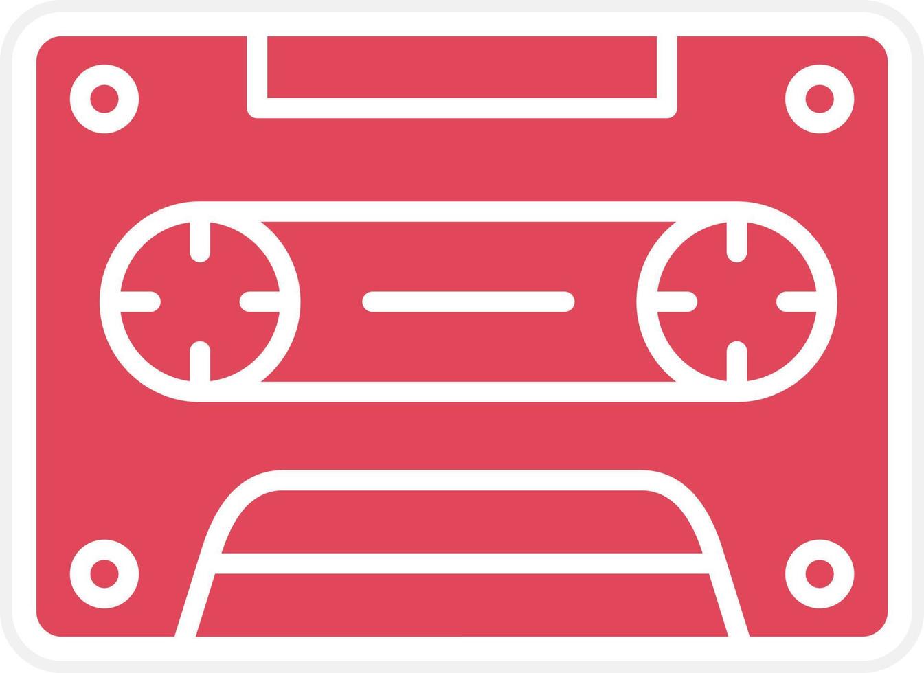 Cassette Icon Style vector