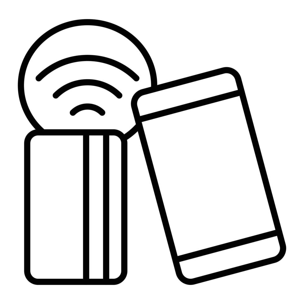 Nfc Icon Style vector