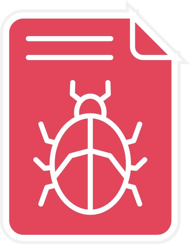 File Virus Icon Style vector