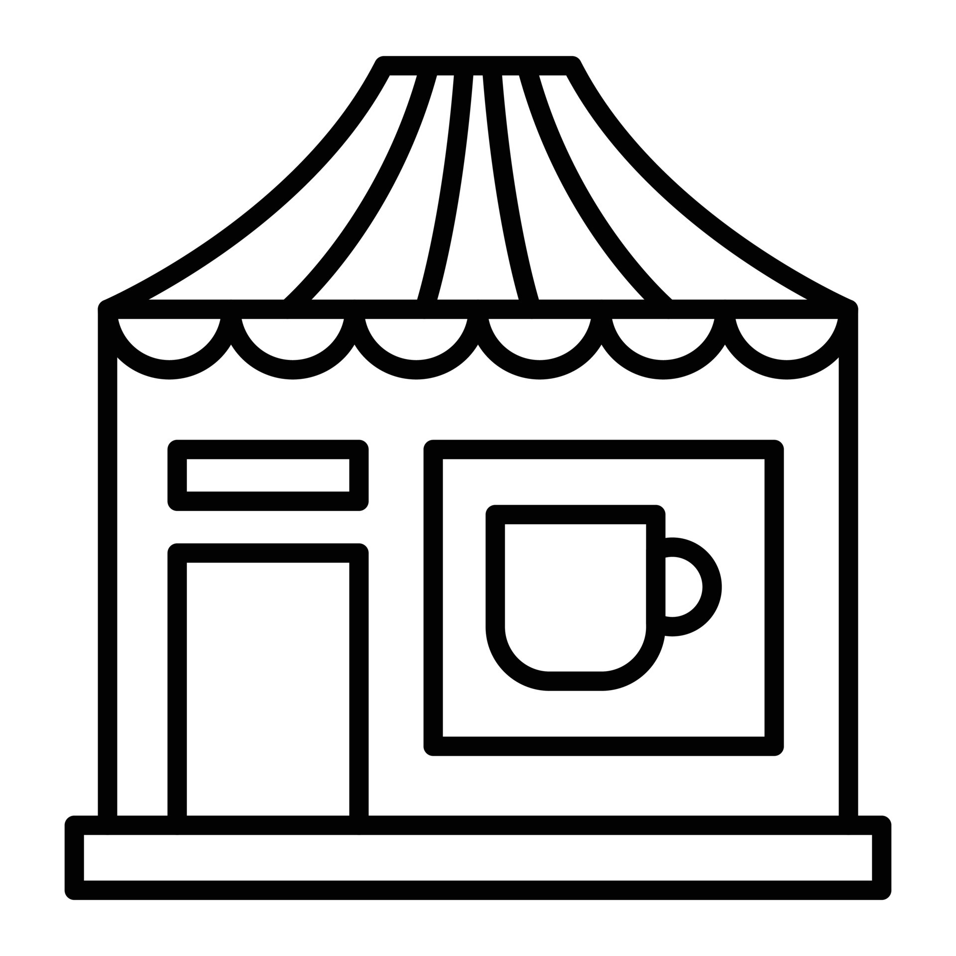 Tea Stall Icon Style 7245390 Vector Art at Vecteezy