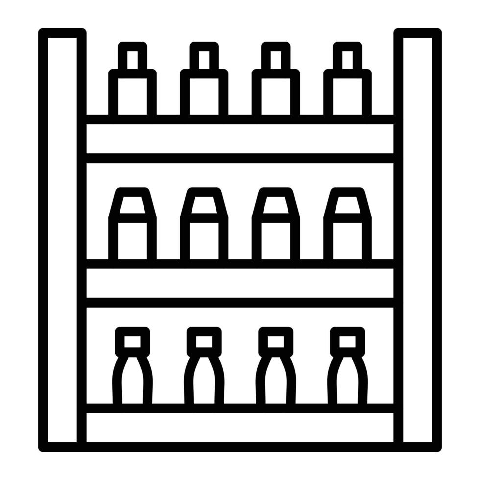 Shelves Icon Style vector