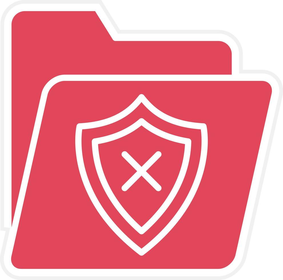 Data Leak Icon Style vector