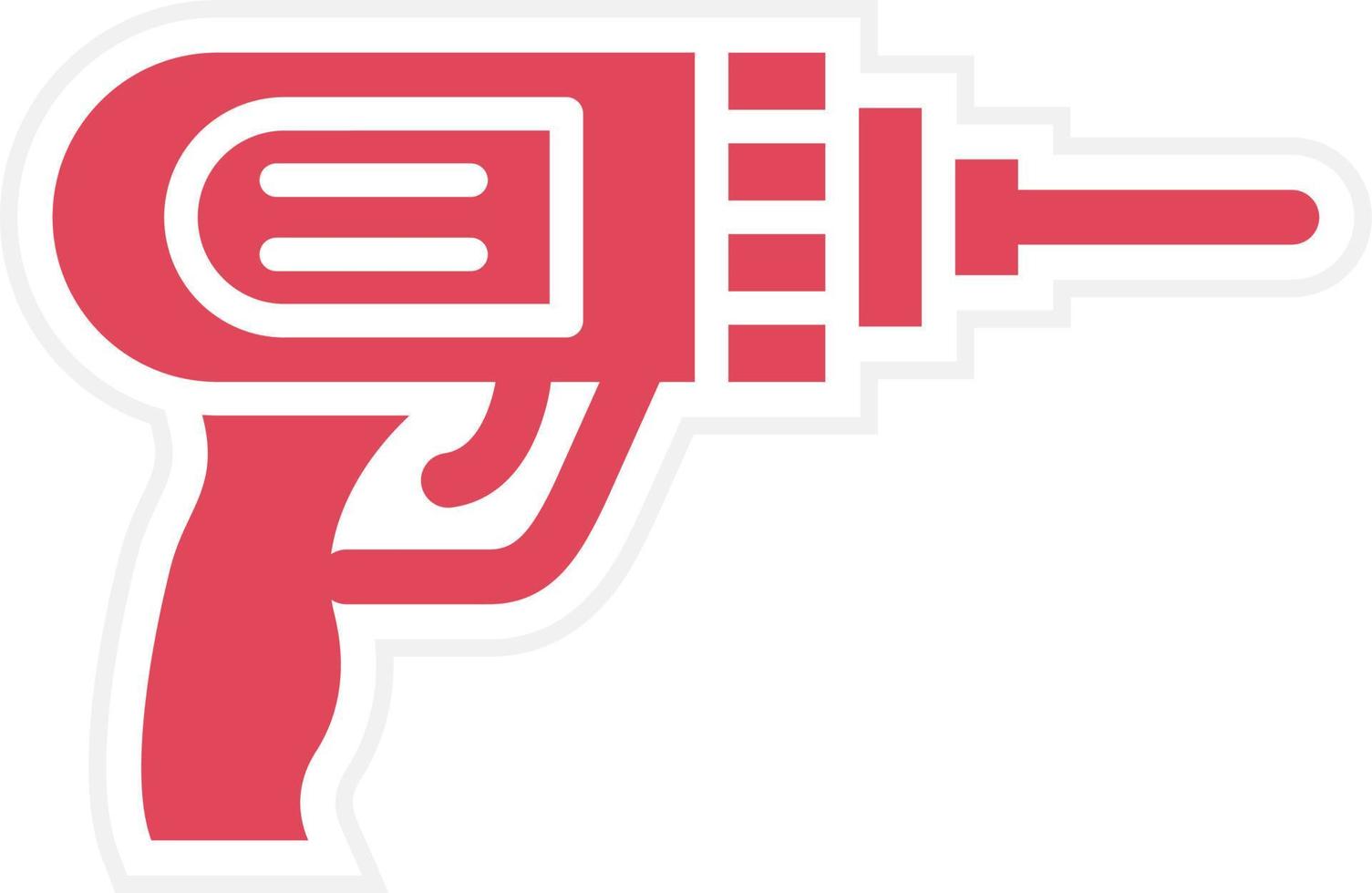 Drill Machine Icon Style vector