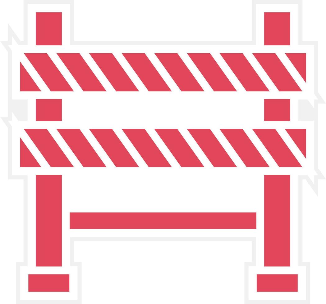 Barrier Icon Style vector