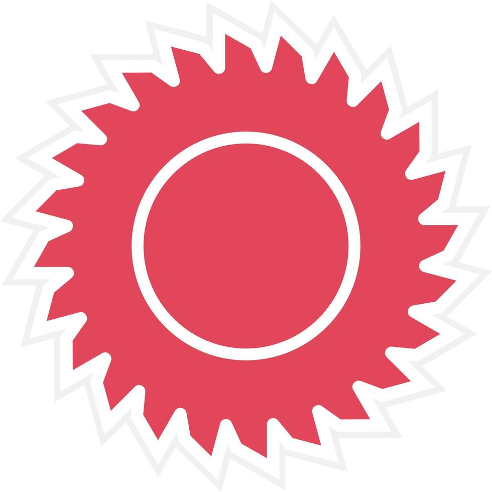 Circular Saw Icon Style vector