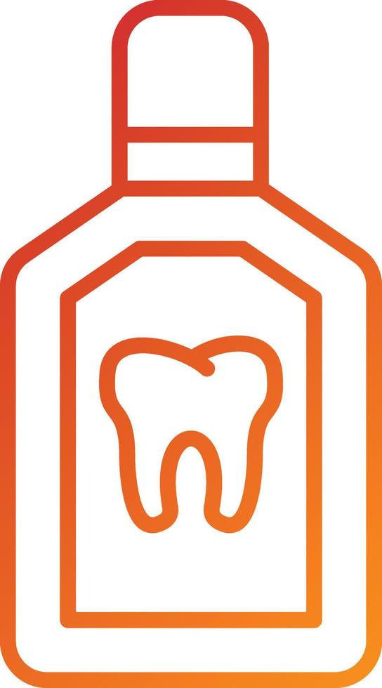 Mouthwash Icon Style vector