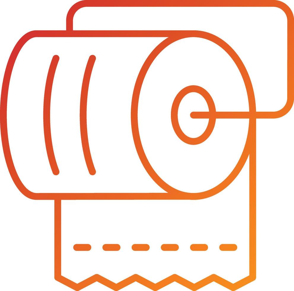 Toilet Paper Icon Style vector