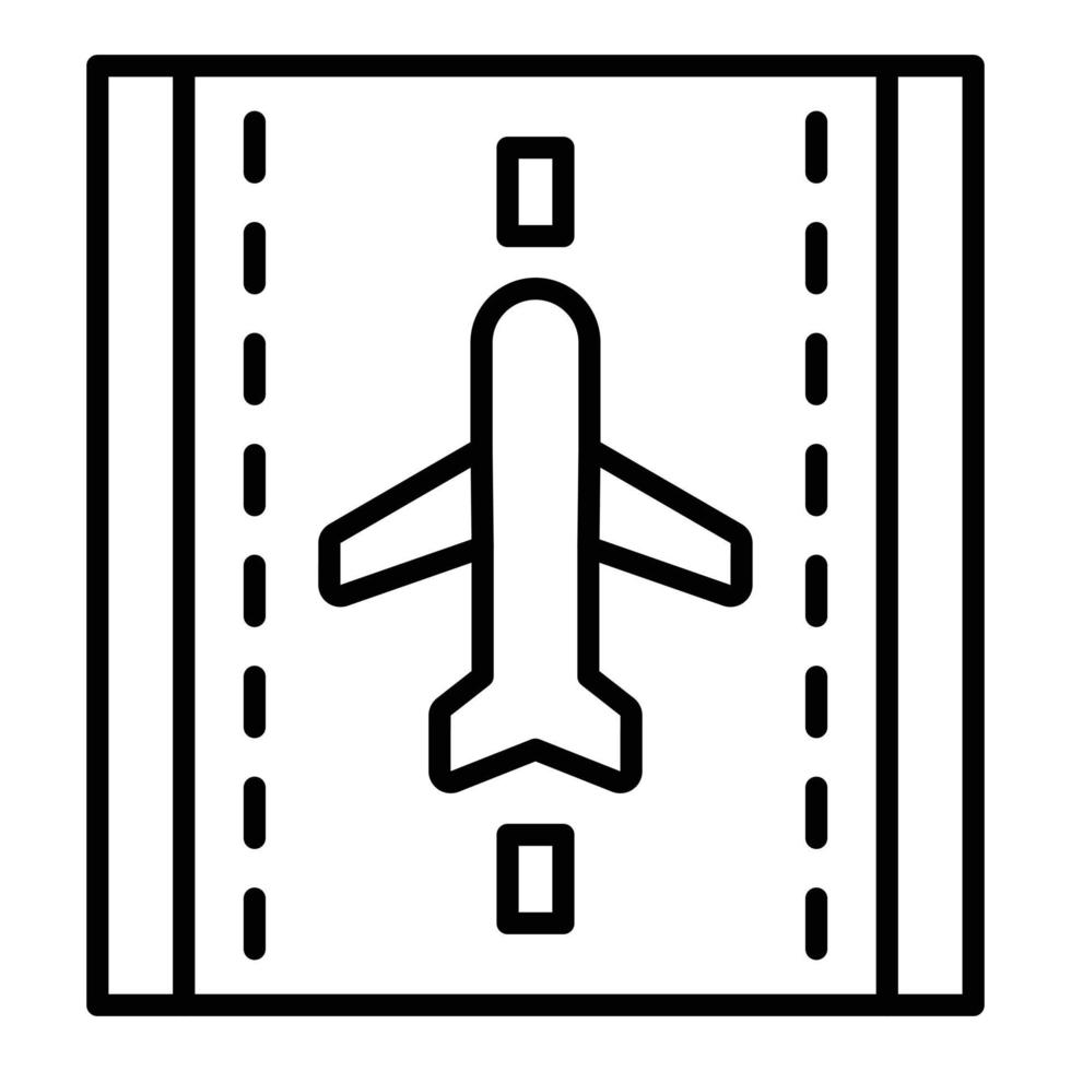 Runway Icon Style vector