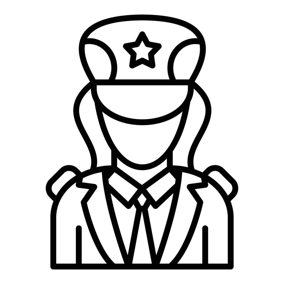 Captain Icon Style vector