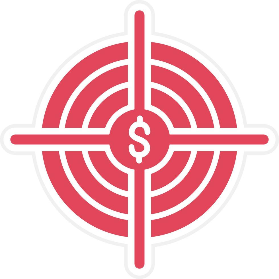 Target Icon Style vector