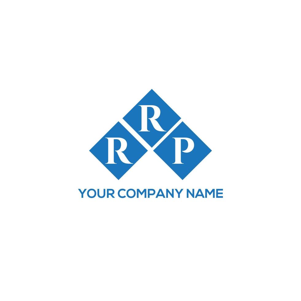 concepto de logotipo de letra de iniciales creativas rrp. diseño de la letra rrp.diseño del logotipo de la letra rrp sobre fondo blanco. concepto de logotipo de letra de iniciales creativas rrp. diseño de carta rrp. vector