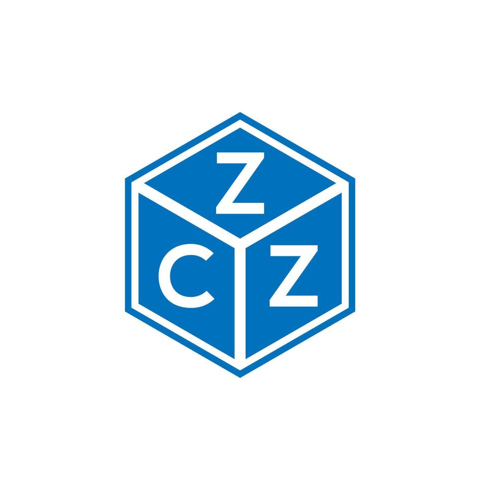 diseño de logotipo de letra zcz sobre fondo blanco. concepto de logotipo de letra inicial creativa zcz. diseño de letras zcz. vector