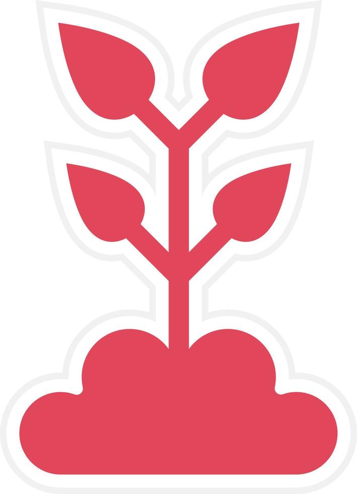Sprout Icon Style vector