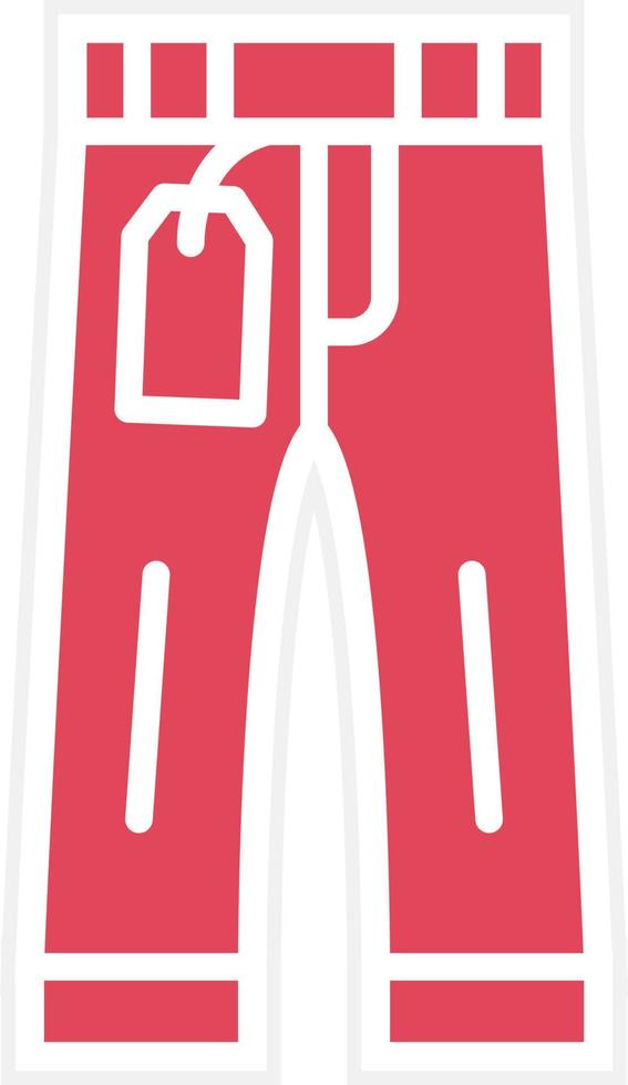 Pant Sale Icon Style vector