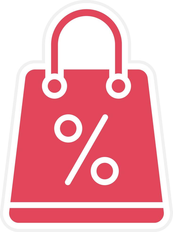 Paper Bag Icon Style vector