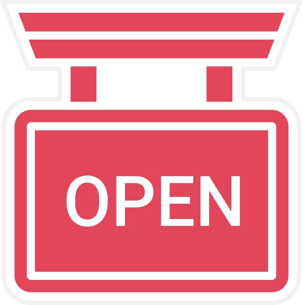 Open Icon Style vector