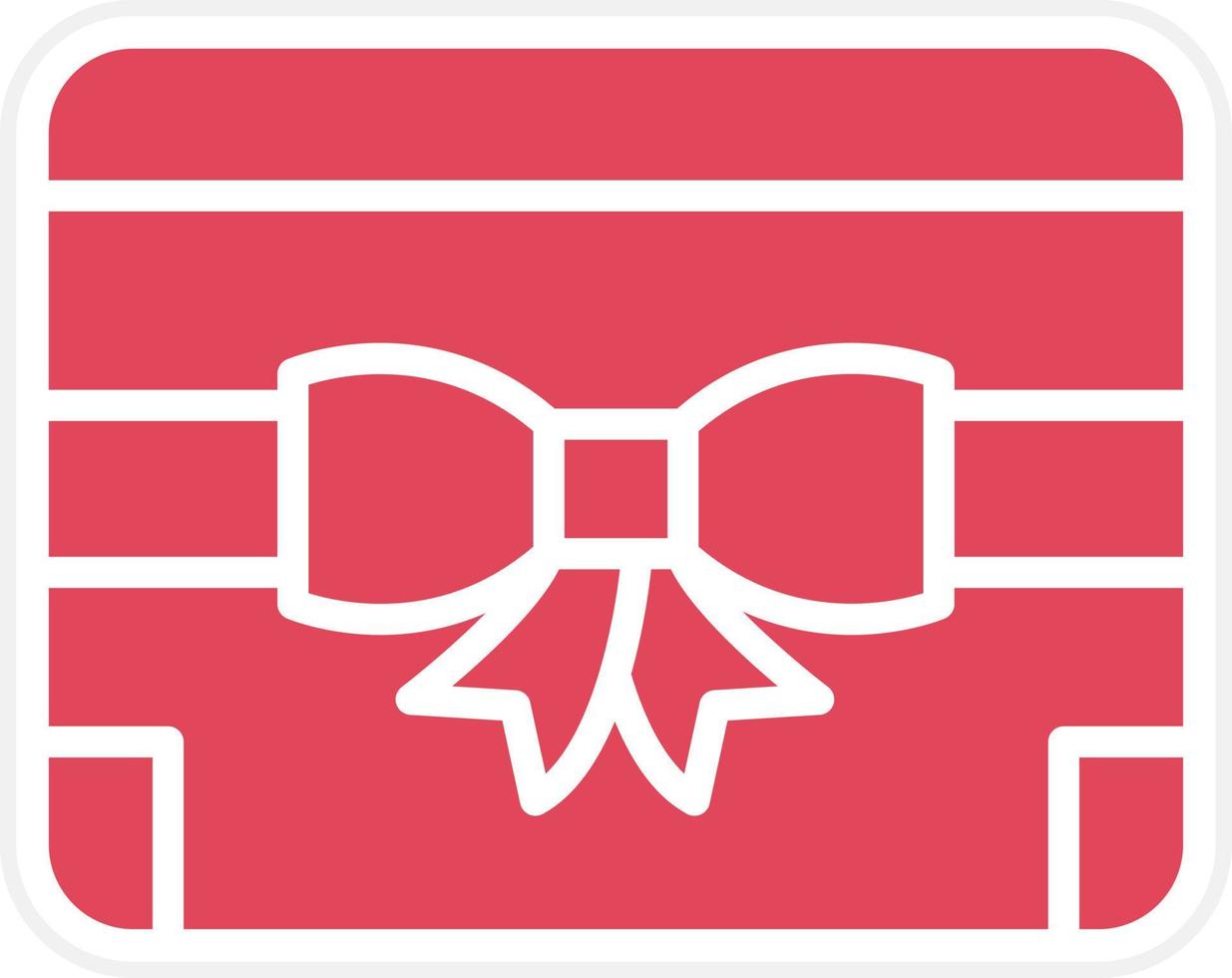Gift Card Icon Style vector