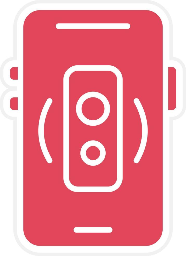 Mobile Speaker Icon Style vector