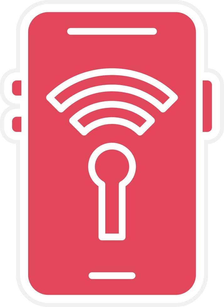 Mobile Hotspot Icon Style vector