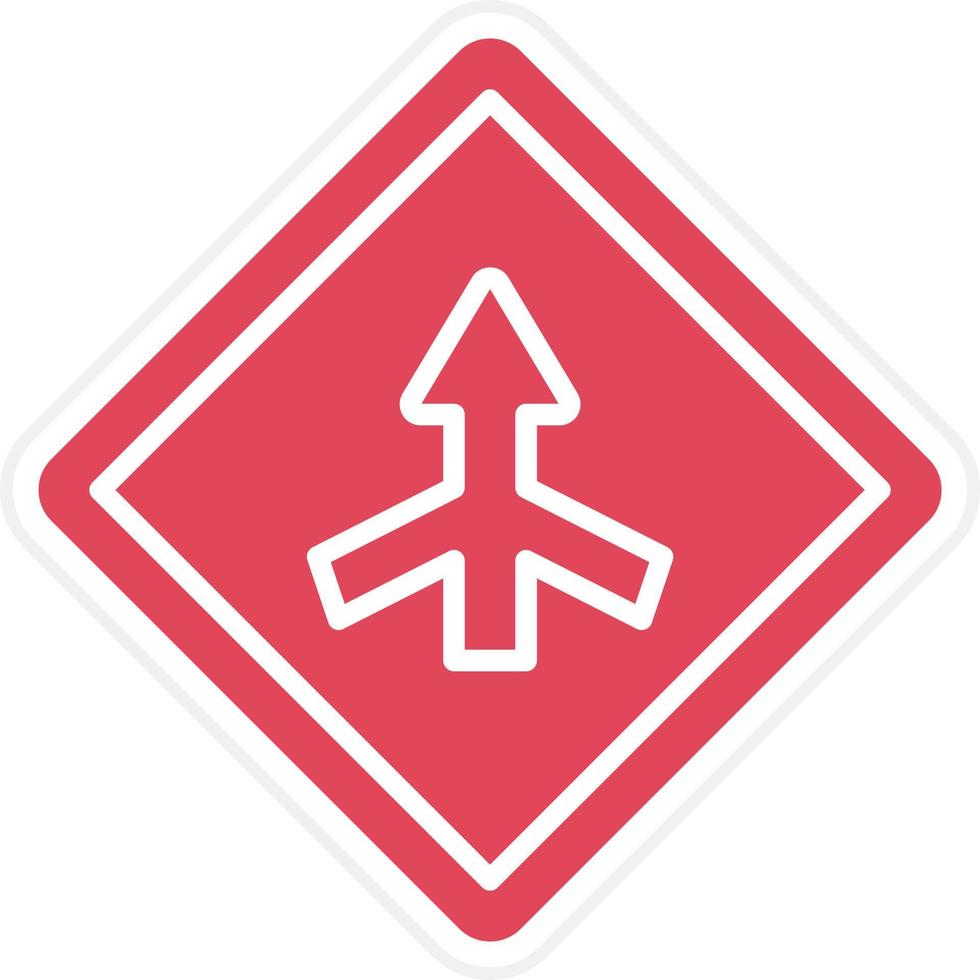Join Road Icon Style vector