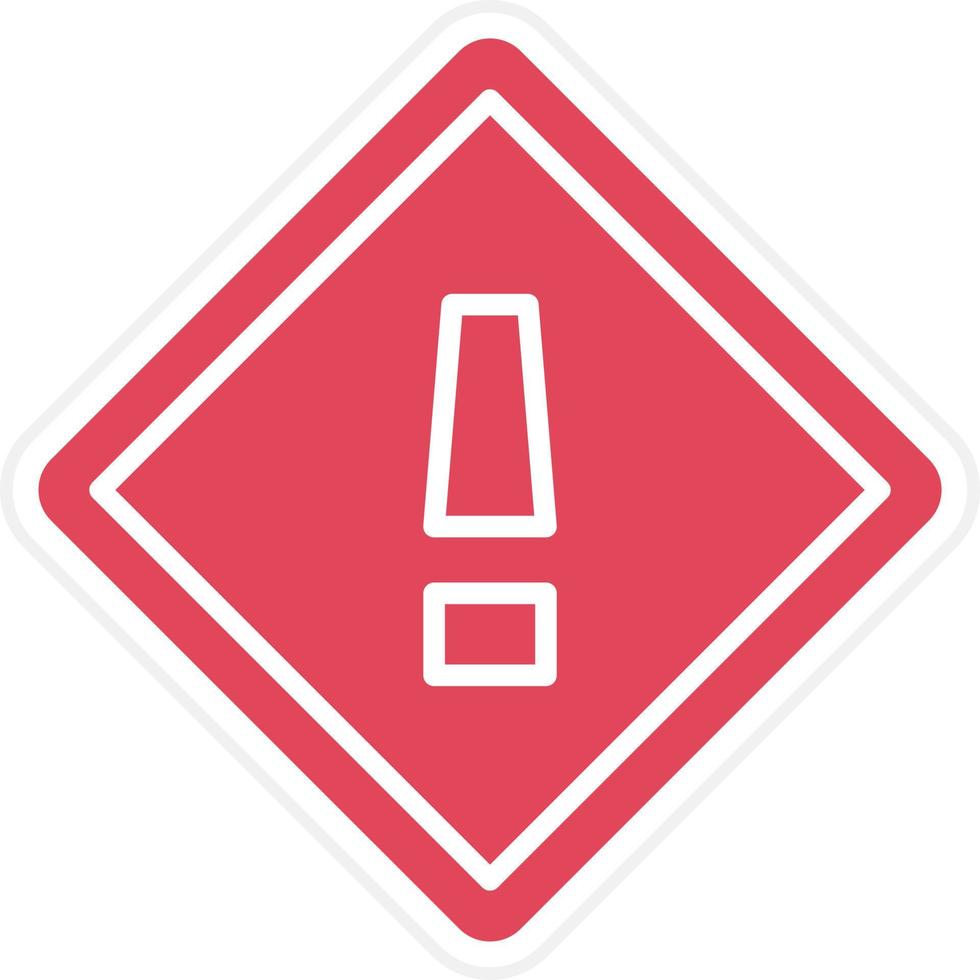 Warning Icon Style vector