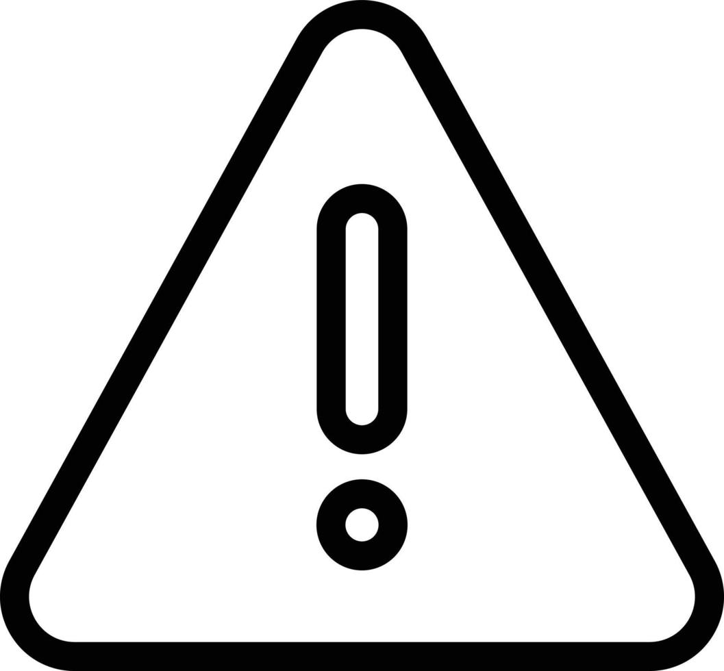 ilustración vectorial de señal de advertencia en un fondo. símbolos de calidad premium. iconos vectoriales para concepto y diseño gráfico. vector