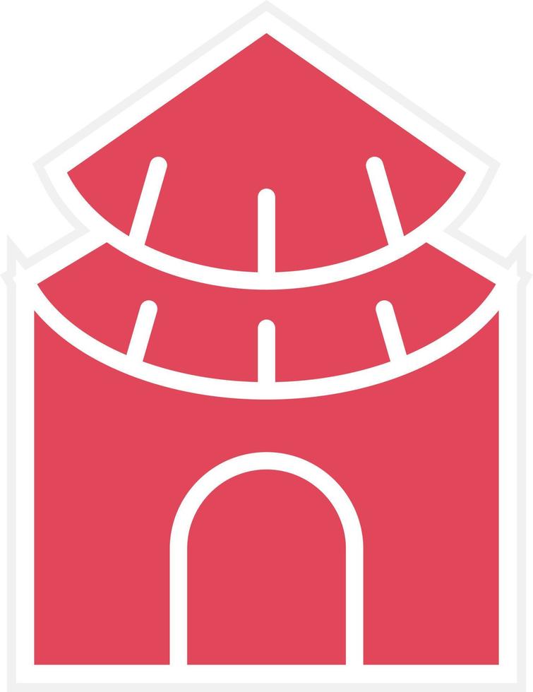 Hut Icon Style vector