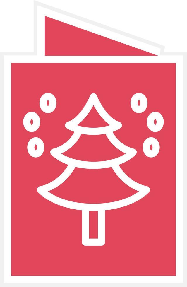 Christmas Card Icon Style vector