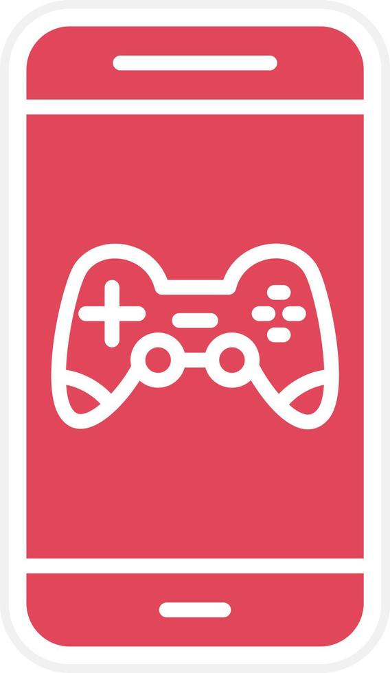 Mobile Gaming Icon Style vector