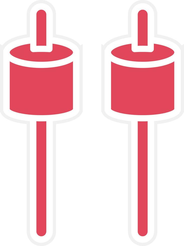 Marshmallow Icon Style vector