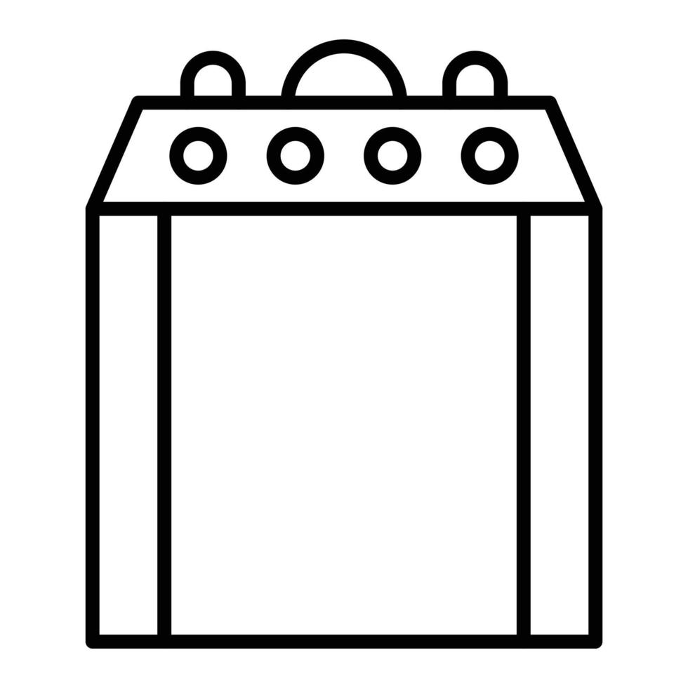 Metal Detector Icon Style vector