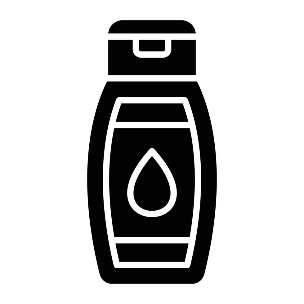 Shampoo Hair Icon Style vector