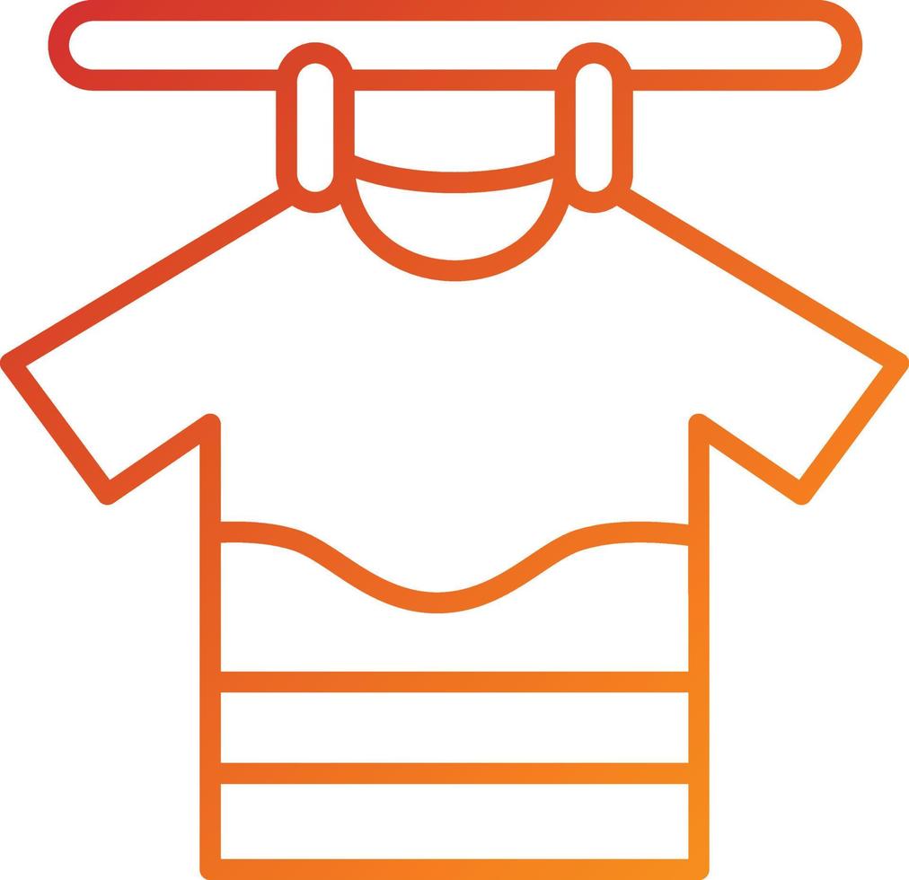 Drying Clothes Icon Style vector