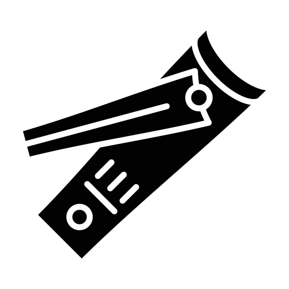 Nail Clipper Icon Style vector