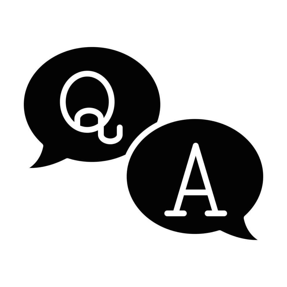 QA Icon Style vector